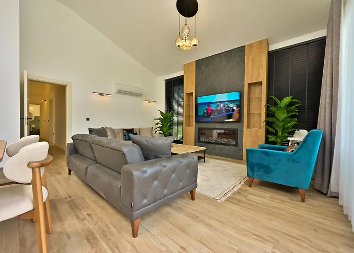 别墅 Odella - Luxury For 6 In Seydikemer Zorlar 费特希耶